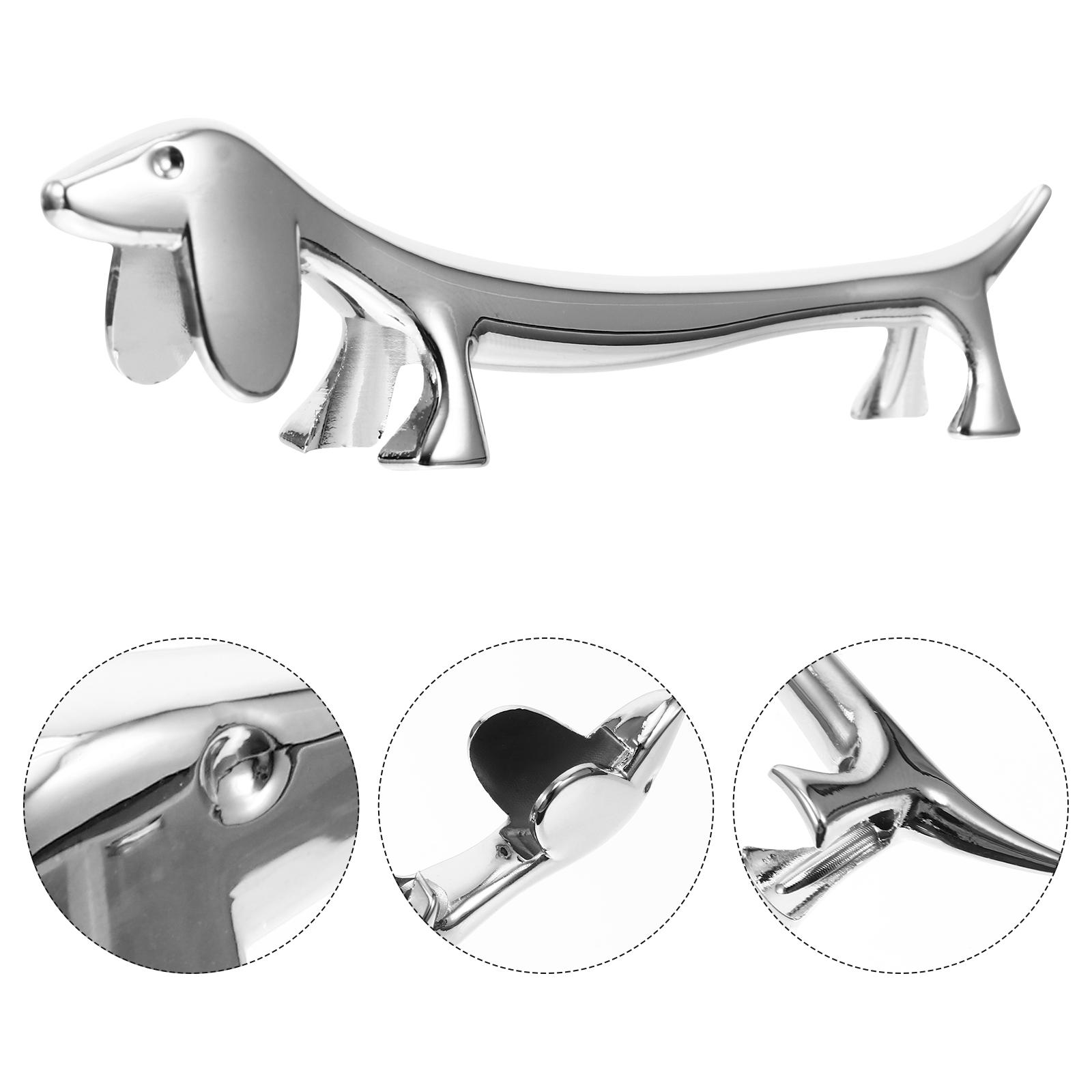 

4 Pcs Chopstick Rest Table Decor Rack Dinner Supply Spoons Holder Dachshund Pillow Alloy Chopsticks Forks серебряный