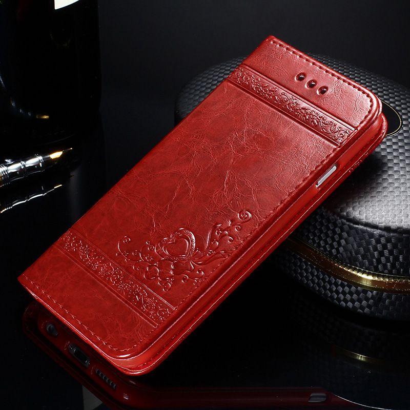 

Wallet Tpupu New Phone Shell Stand Shockproof Case Cover For Iphone 678 Plus For iphone 7/8 красный
