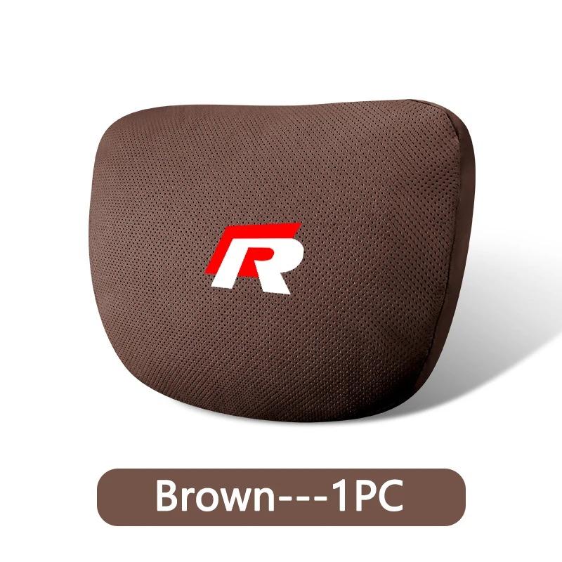 T24Car Seat Headrest Head Support Pillow Car Accessories R-Line For Volkswagen GTI Tiguan Polo Zeta R Terramont Magotan Beatle GTD