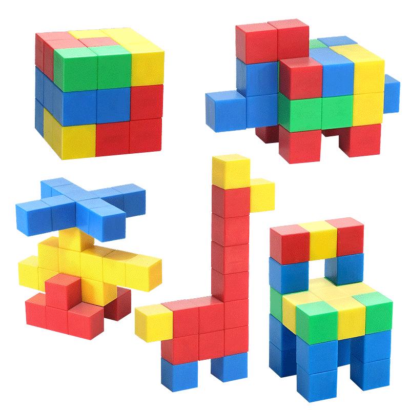 Grenzüberschreitende Magnetische Zauberwürfel Bausteine für Kinder - Pädagogisches Großteil 3D Puzzle
