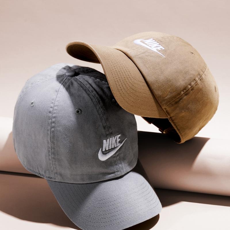 Nike Club Unstructured Futura Wash Cap   Particle Grey White  Fb5368 073