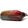 Bolsa Hobo Feminina de Couro Genuíno Trabalho Manual Estilo Vintage Patchwork Bolsa de Compras de Couro Genuíno Bolsas da Moda Bolsas de Ombro Transversais de Luxo para Senhoras 2022 MIT