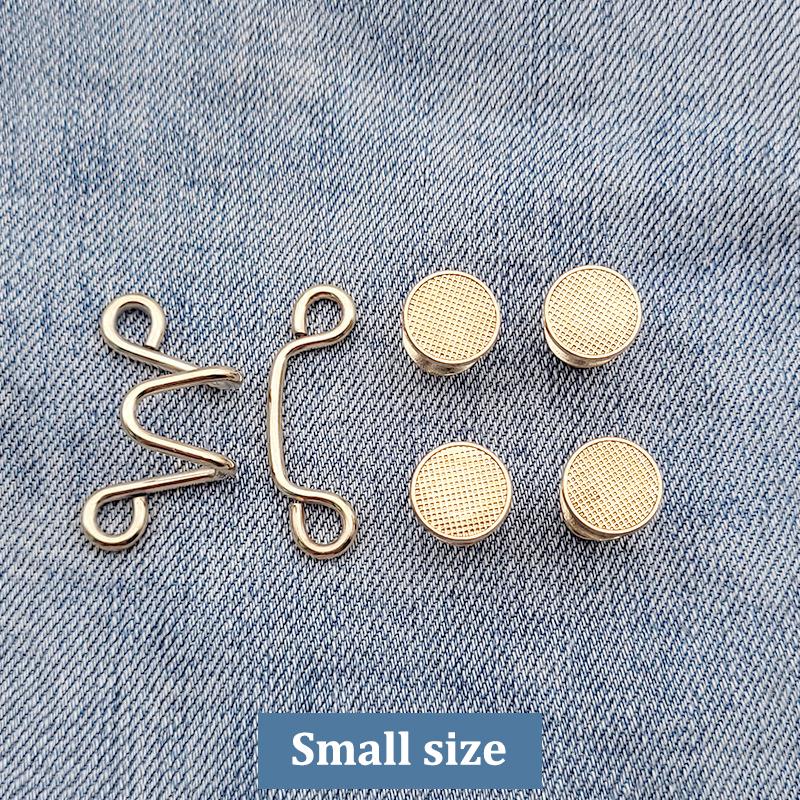 1PC Frauen Rock Hosen Jeans Verstellbare Taille Clip Metall Pins Kleidung Zubehör