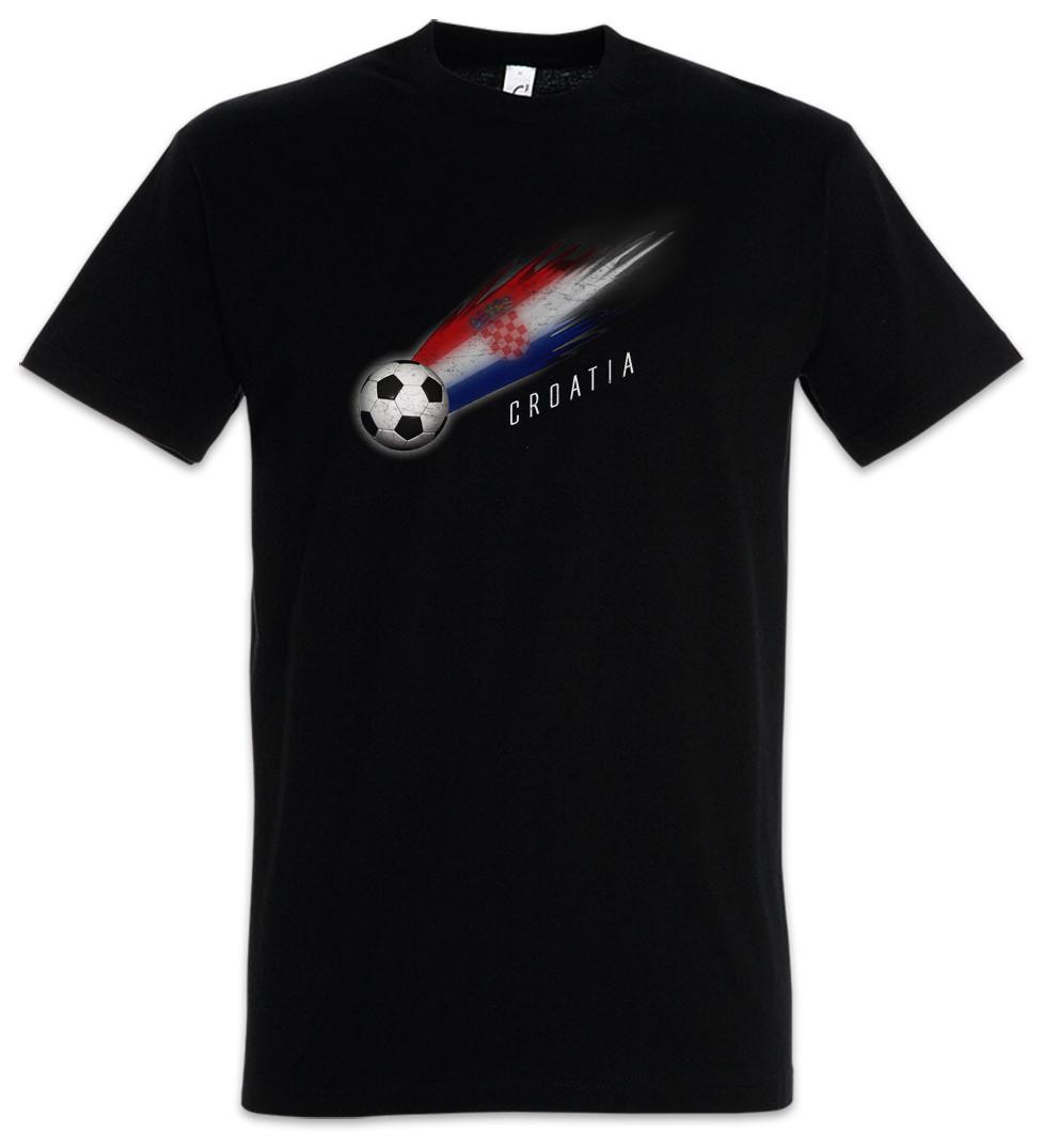 Croatia Football Comet I T-Shirt Mens Womens Tees Top croatian Soccer Flag Banner World Championship L