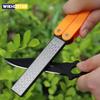 1PCS Portable Folding Pocket Knife Sharpener, Portable Double Sided Diamond Sharpening Stone Outdoor Sharpening Whetstone