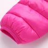 2025 Boy Girl Outerwear Teen Hooded Cotton Padded Tops Teenager Light Clothes Children Korean Puffer Jacket Zipper Warm Snowsuit