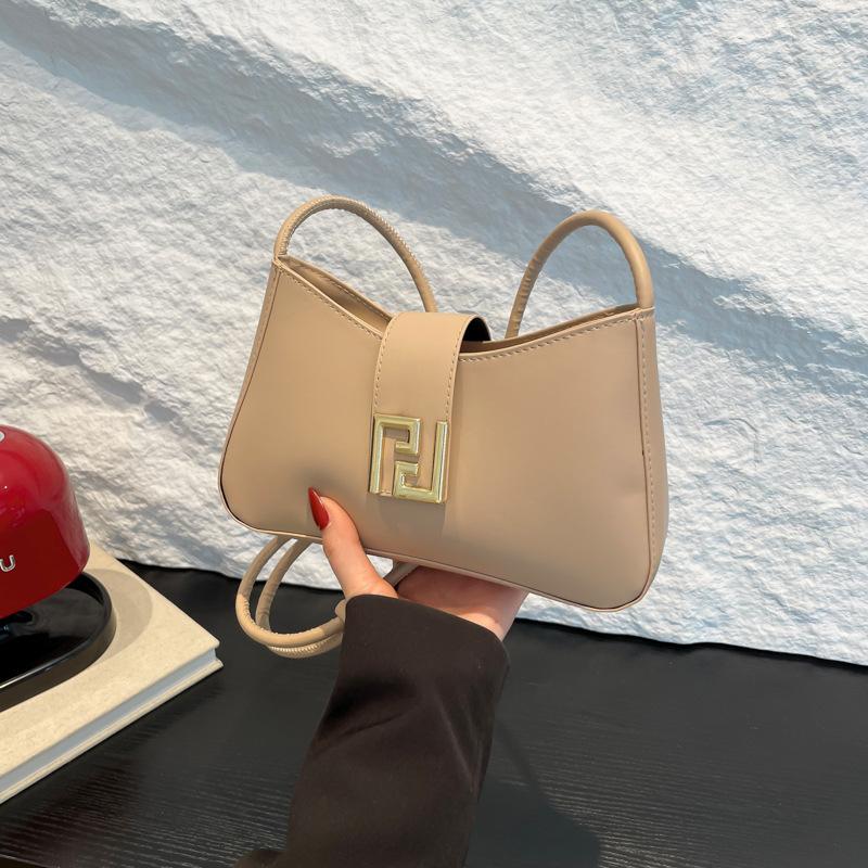 

Fashion trend niche design armpit bag personalized bag 2025 summer new shoulder bag foreign style crescent bag хаки