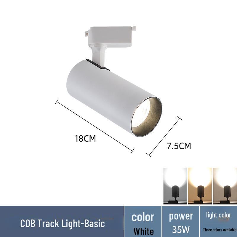 LED Spotlight for Commercial Track Lighting - COB Slide Light