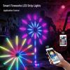 Bluetooth App-Controlled Rotating LED Fireworks Light for Christmas