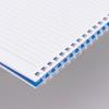 LIHIT LAB Twist Notebook, B6, 21-Hole, 30 Sheets, Milky White, Pack of 10, N1669-1_10