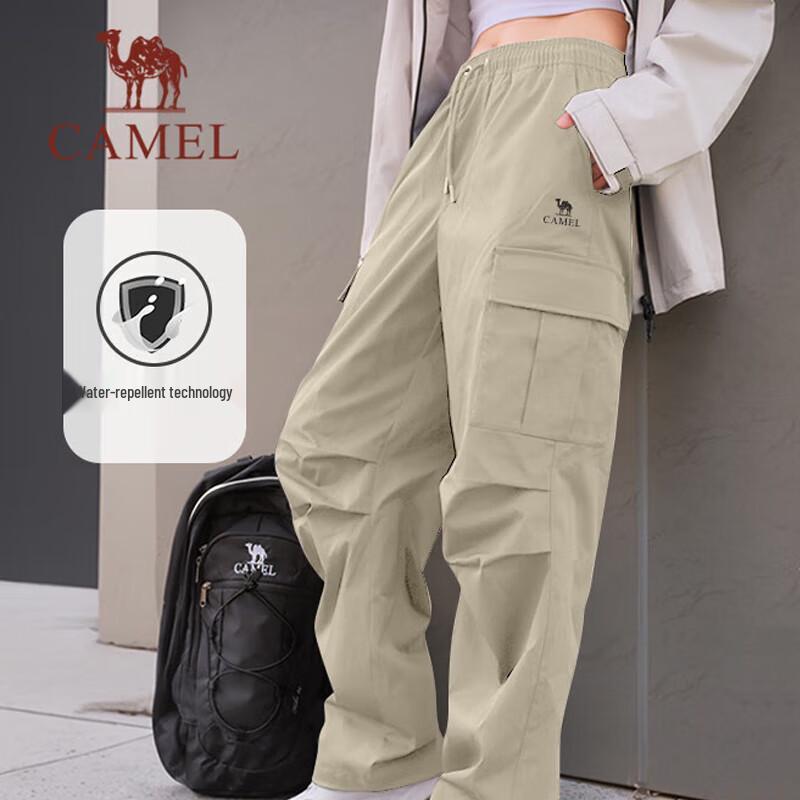 CAMEL Women's Water-Repellent Hiking Cargo Pants