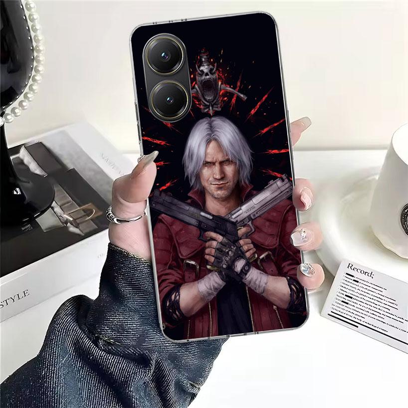 Game D-Devil May Cry 5 Soft Phone Case For Xiaomi Redmi 15C 15 13C 13 Poco X5 X6 X7 F7 Ultra M7 12C 12 10 10C 9C 9A 9T 9 Fundas