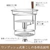 Pokaro Teekanne aus hitzebeständigem Glas, Fassungsvermögen 870 ml, mit herausnehmbarem Teefilter, einfache und bequeme Zubereitung, durchsichtige Teekanne, hitzebeständig,