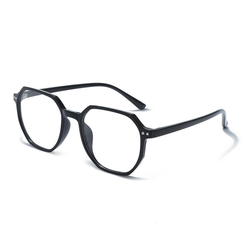 Unisex Minimalist TR90 Luxury Student Eyeglass Frame with Rivet Texture