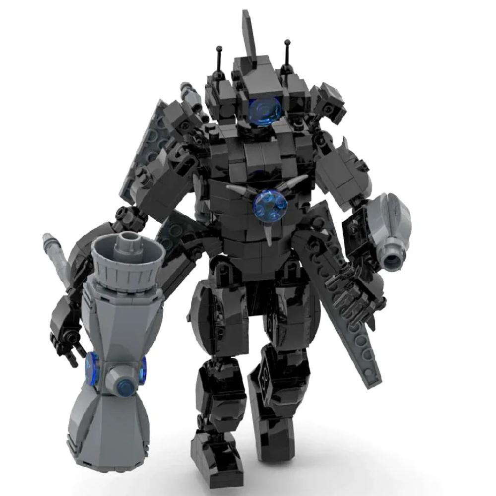 MOC Titan Speakermen Figure Model Camerman From Funny Anime Videos:For lego Skibidi Toilet ,444 Pieces Construction Blocks Toys