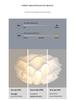 Modern Nordic Chandelier: Creative Warm Lighting for Living Room, Restaurant, Master Bedroom, and Children's Room