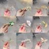 Factory Direct Fashion Flower Pearl Twist Clip Elegant Hairpin Internet Celebrity Head Spring Clip