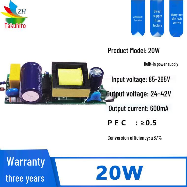 1-50W Flimmerfreier LED-Treiber mit Weitbereichsspannung, Isolierte Stromversorgung