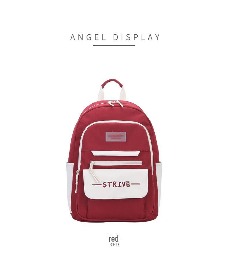 Korean Style Large Capacity Backpack for Female Students - Suitable for Elementary to University Levels