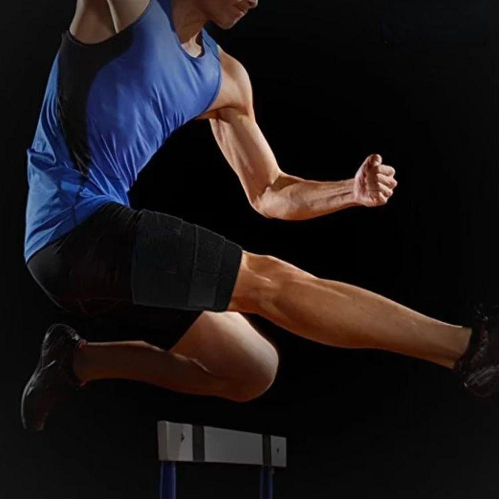 Compression Leg Guards Adjustable Upper Leg Sleeves Hamstring Support Thigh Support  Warmers