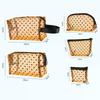 1Pc Love Print Storage Bag Portable Large Capacity Makeup Bag Multifunction Transparent Women Storage Pouch