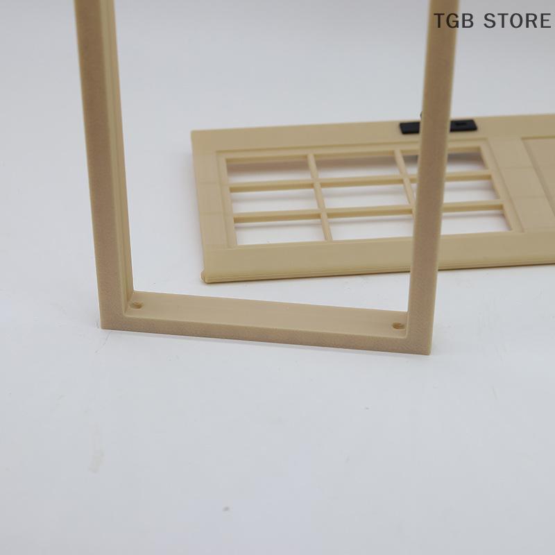 1 Pcs Mini Openable Door Model Doll House Miniature Furniture Accessories 1:12 Dollhouse Simulation Plain Door