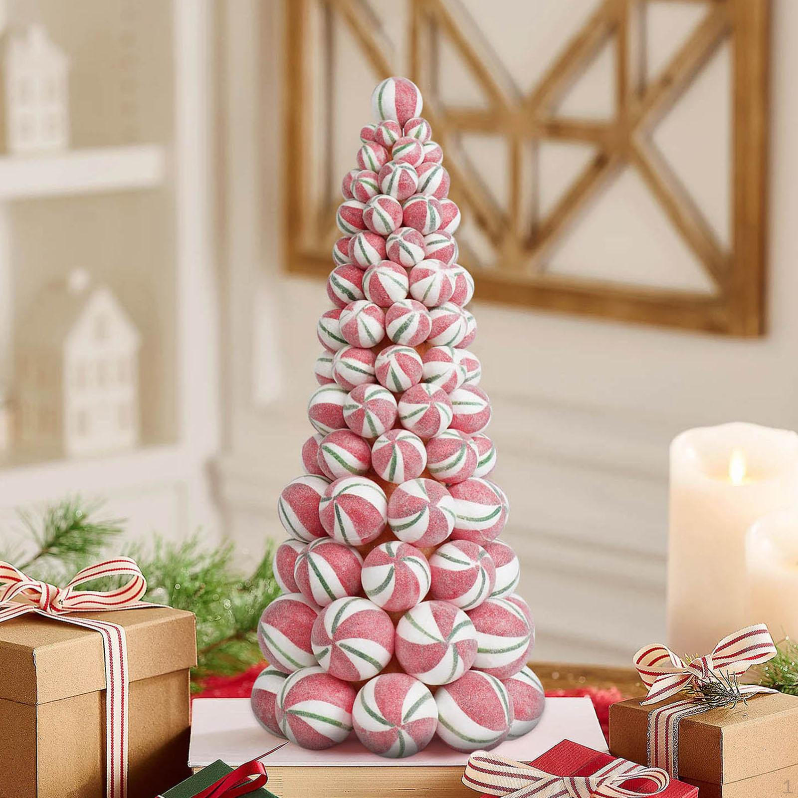 

Christmas Ball Ornaments for Photography Props Collection Statues Decorations Living Pink White