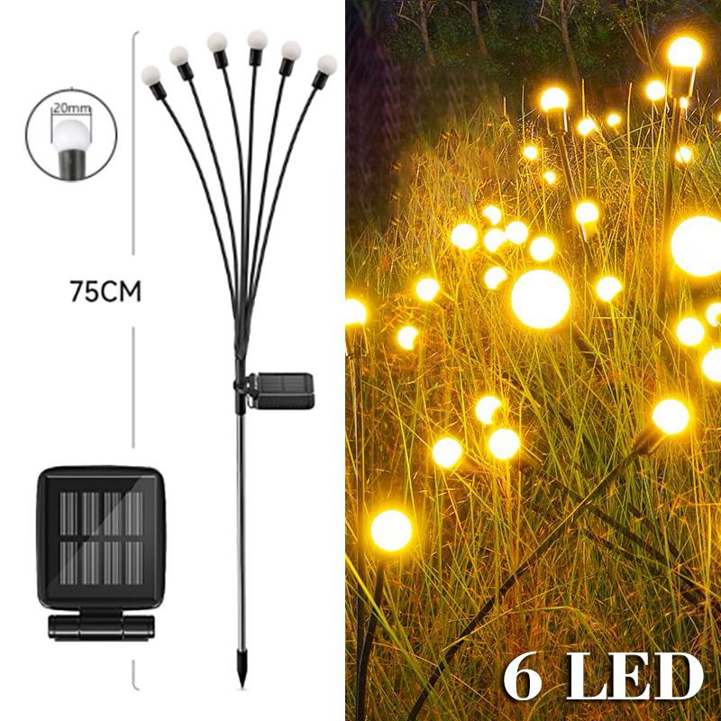 Solar LED Light Outdoor Garden Decoration Landscape Lights Firework Firefly Lawn Lamps Country House Terrace Balcony Decor Lamp