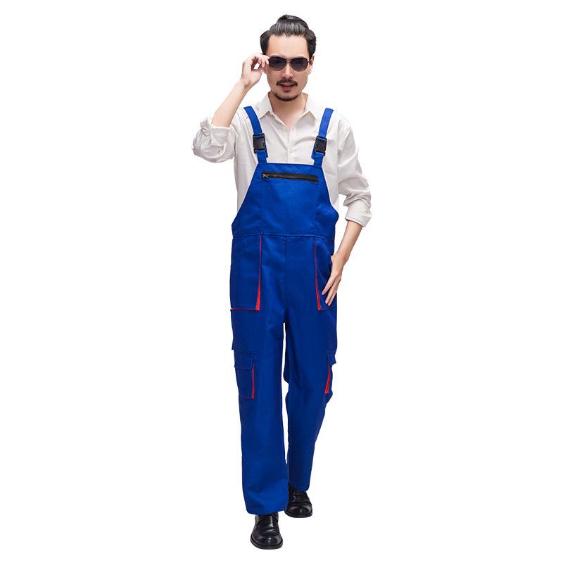 Men's Multi-Pocket Dustproof Workwear Overalls - Durable and Dirt-Resistant Auto Repair Suit