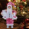 Snowman Santa Claus Doll Ornament Decoration Indoor Table Desk Statue Decor 