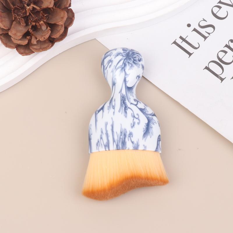 Pennello per nail art, rimuove la polvere dalle unghie, pennello per smalto in gel acrilico UV, strumento per la pulizia della polvere, pennelli per il trucco di bellezza, accessori per manicure