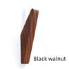 Wood Clothes Hanger Wall Mounted Coat Hook Decorative Key Holder Hat Scarf Handbag Storage Hanger Bathroom Rack HK-136