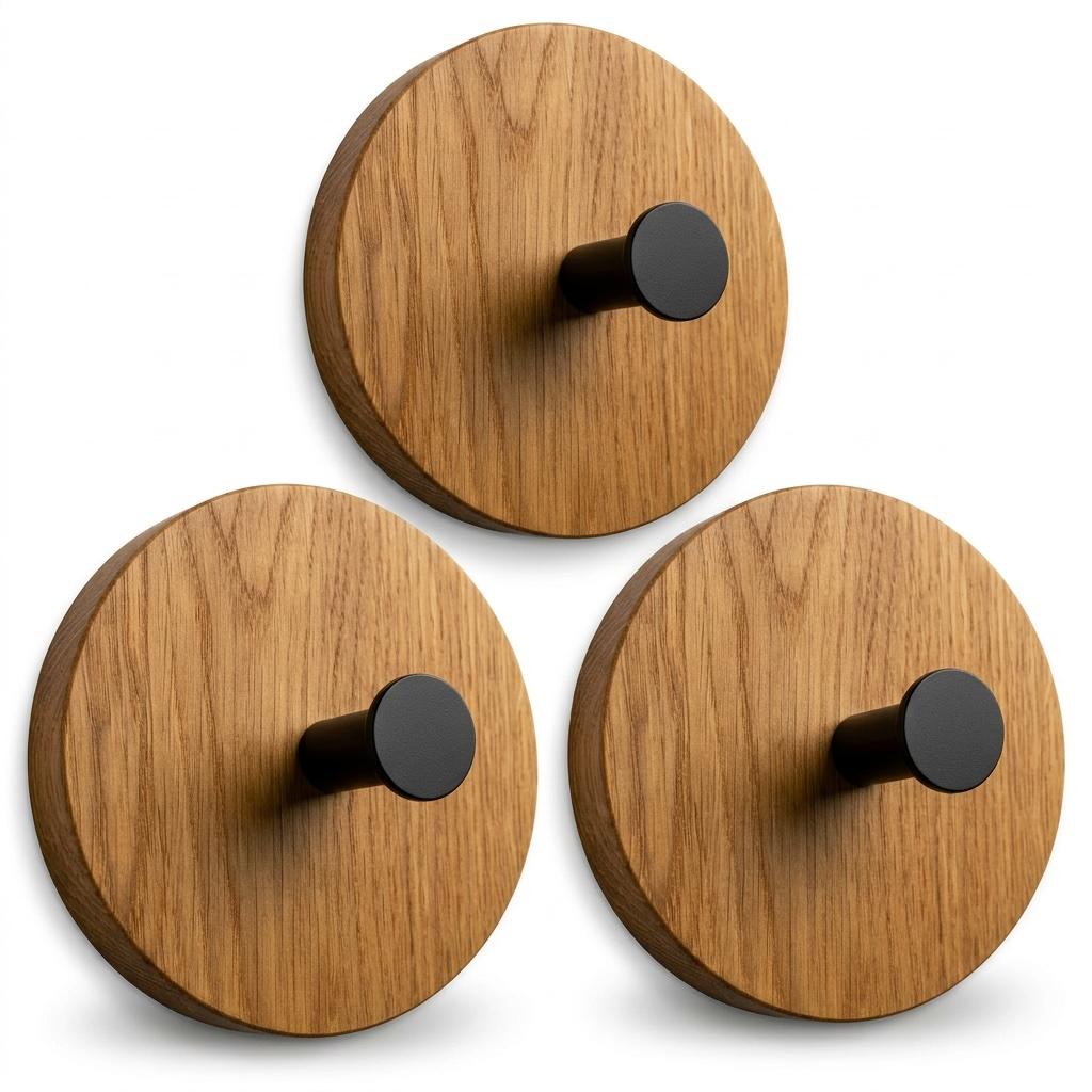 Wall Clothes Hanger, Ring, 3 Pieces