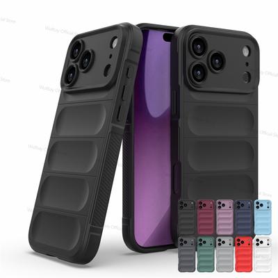 For iPhone 17 Pro Max Case iPhone 17 Air iPhone 17 Pro Max Cover Funda Shockproof Anti-fingerprint Protective TPU Phone Cover