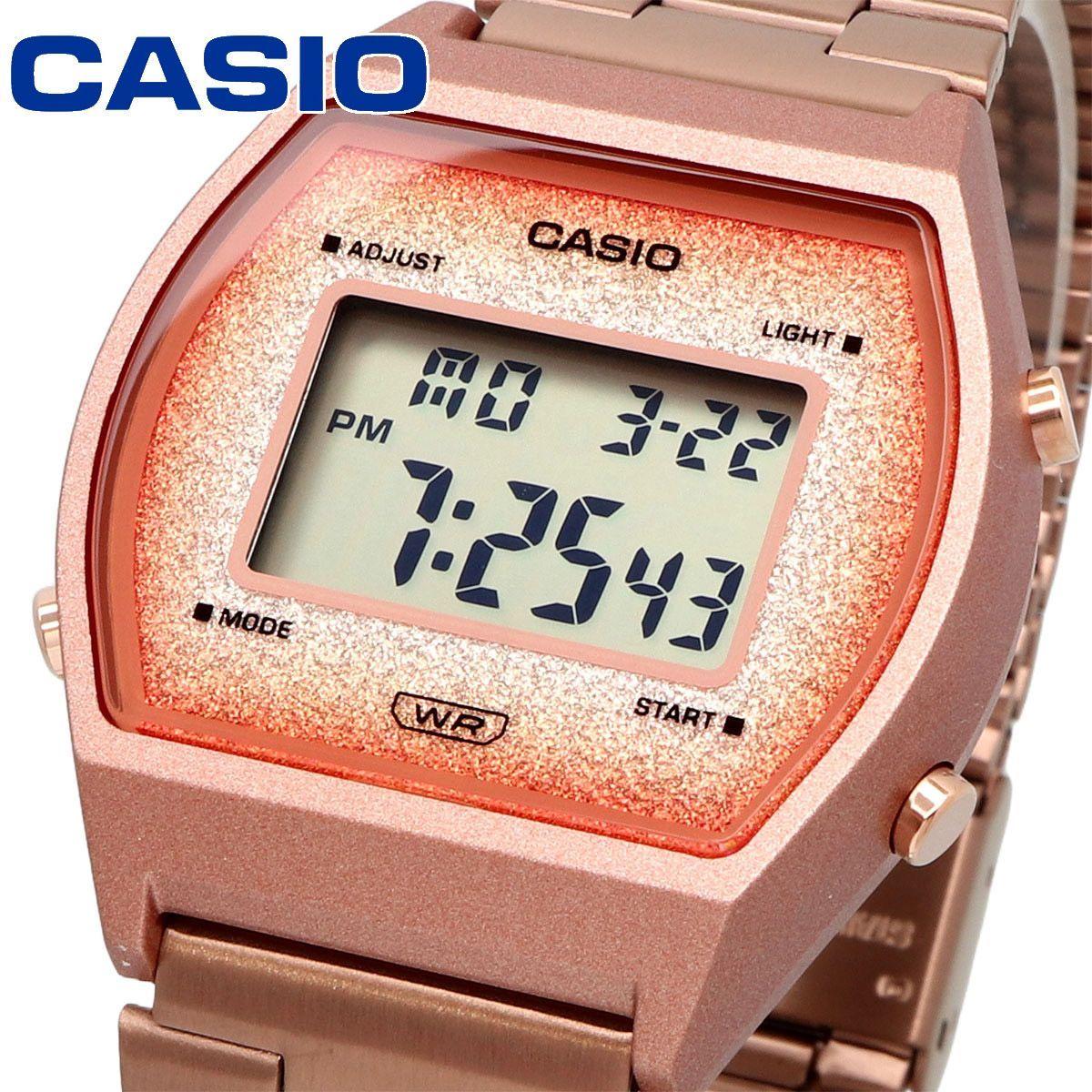 New Unused Watch CASIO Watch Cheap Casio Chipkashi Standard Unisex Glitter Face Quartz B640WCG-5 Pink Gold Overseas Model [Parallel Import]