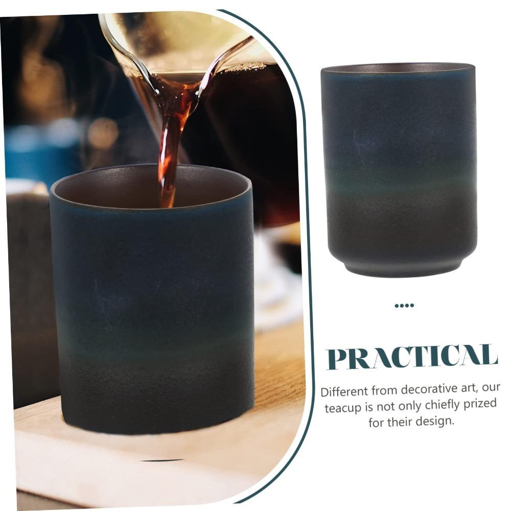 Vynikající kávový šálek 200 ml Japonský čajový šálek Keramický Odolný vůči vysokým teplotám Retro design Keramický šálek Vhodný pro domov