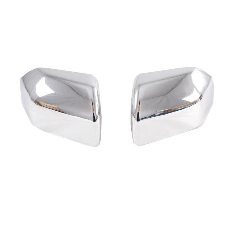 For Ford F150 2015-2020 Raptor Rearview Side Mirror Cover Wing Cap Exterior Door Rear View Case Trim Carbon Fiber Black Silver