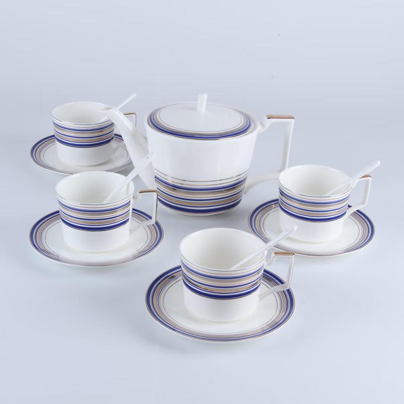 Кофейный сервиз из костяного фарфора Shengshi Tangyun