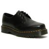 Dr. Martens Leather Round Toe Thick Sole Lace-Up Polished Low Top Shoes Unisex Shoes Black 27875001