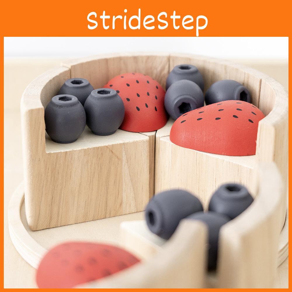 Kitchen Play Children Toy Wooden Mini Cake Set Creative Hand Eye Coordination
