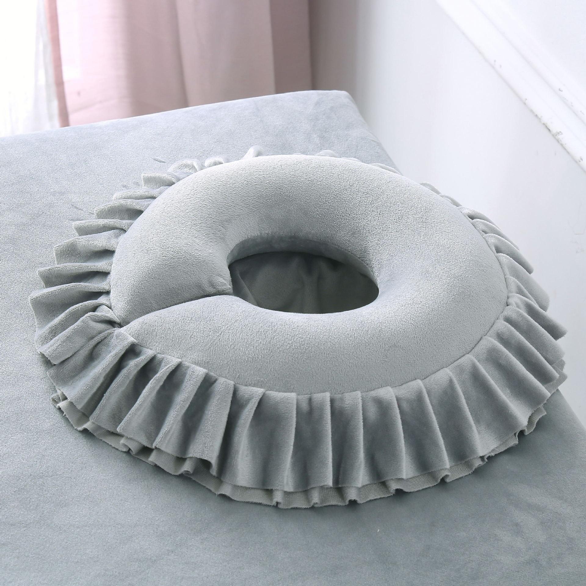 

Красота Кровать Подушка Массажная Кровать Подушка для Лица Массажная Подушка для Лица Массажная Кровать Отверстие Подушка серый