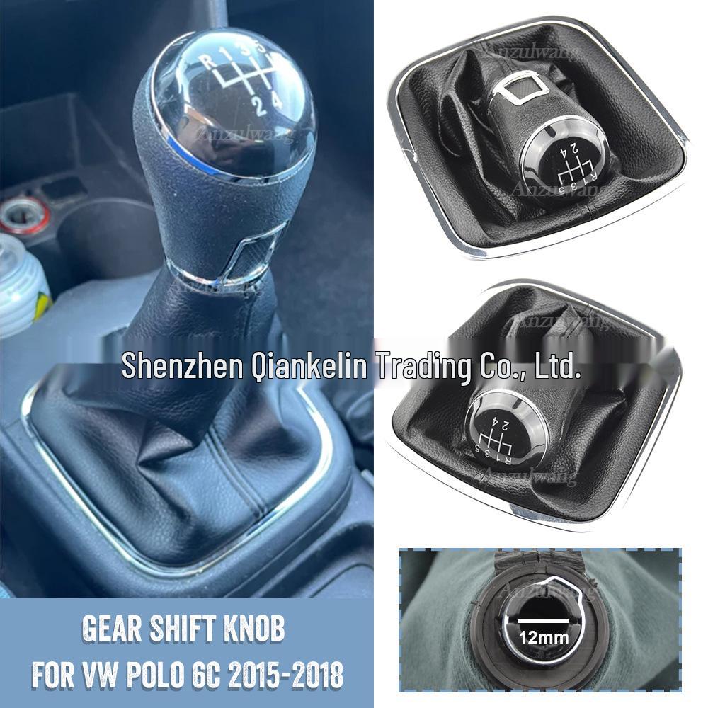 Compatible with Volkswagen Polo 6C (2015-2018) Manual Cars, This Integrated Gear Shift Knob and Lever Fits Perfectly.