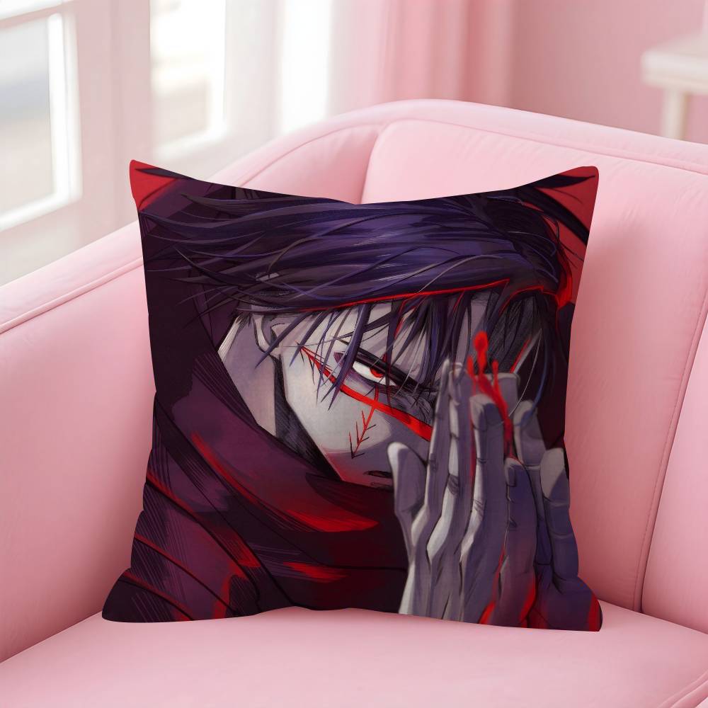 Japan C-Choso Jujutsu Kaisen Anime Cushion Cover Car Throw Pillow Case For Sofa Car Christmas Gift 40X40Cm 45X45Cm
