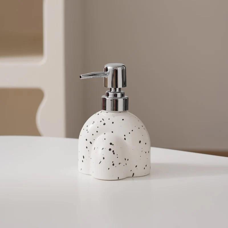 Ceramic Lotion Bottles Soap Dispenser Hand Soap Bottle Home Bathroom Accessories Dispensing Bottle Shower Gel Shampoo Bottles