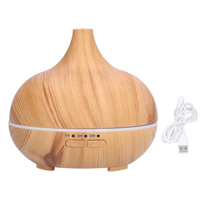 150ml Διαχυτής Αρωματοθεραπείας με Όψη Ξύλου USB Διαχυτής Αιθέριων Ελαίων Ψυχρής Ομίχλης Νυχτερινό Φως Υγραντήρας