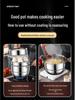 Three-Layer 304 Steel Steamer Pot with Large Capacity for Multi-Functional Cooking