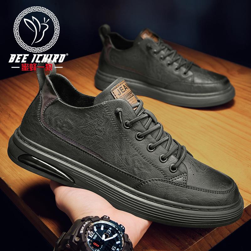 

Мужская обувь весна новая тонкий бархат средняя высота берца рабочие ботинки мужская повседневная кожаная обувь Мартин 44