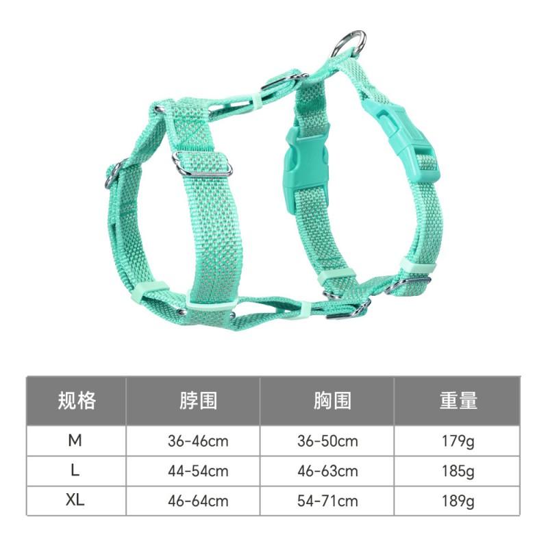 Reflective Dog Harness Large Breeds Adjustable Comfort Chest Vest With Safety Straps Walking Leash