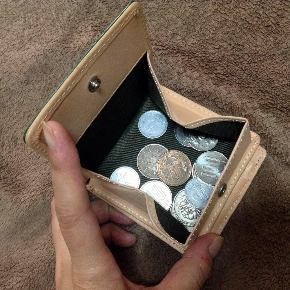 Saint Mode Cordovan (Horse Butt Leather) and Genuine Tan Leather Money Clip with Coin Purse (Chocolate and Gold Brown)