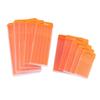 1Pcs Plastic Drill Bits Storage Box Pull-out Design Thickened Tool Parts Storage Case Orange Hardware Tool Box